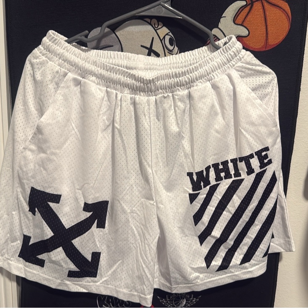 OBXclusive “Off-White” Design Gym Shorts